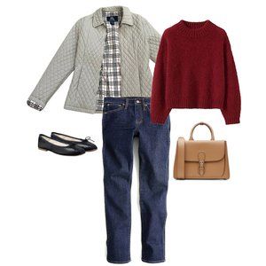 BURBERRY | Classic vintage zip up quilted jacket